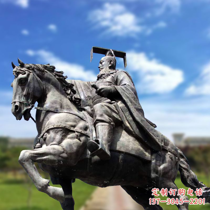 江西隋文帝骑马雕塑