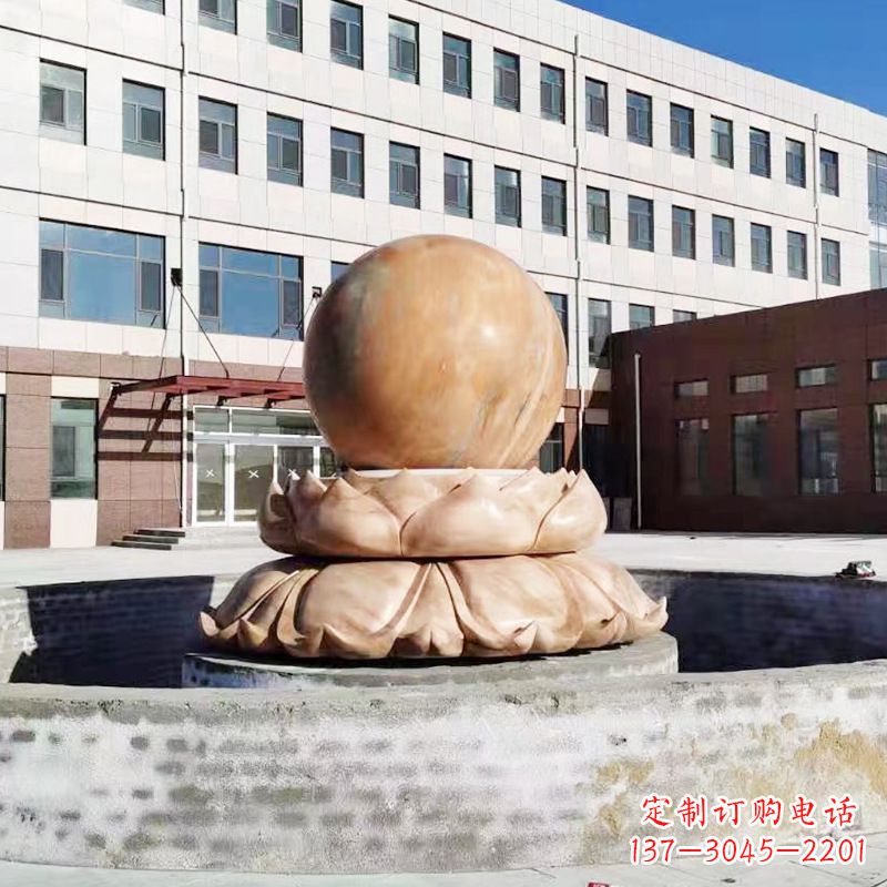 江西特色的石雕风水球