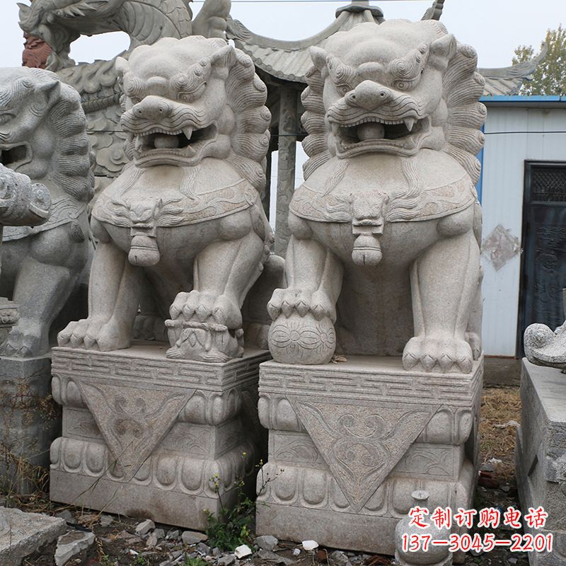 江西天安门狮子石雕塑