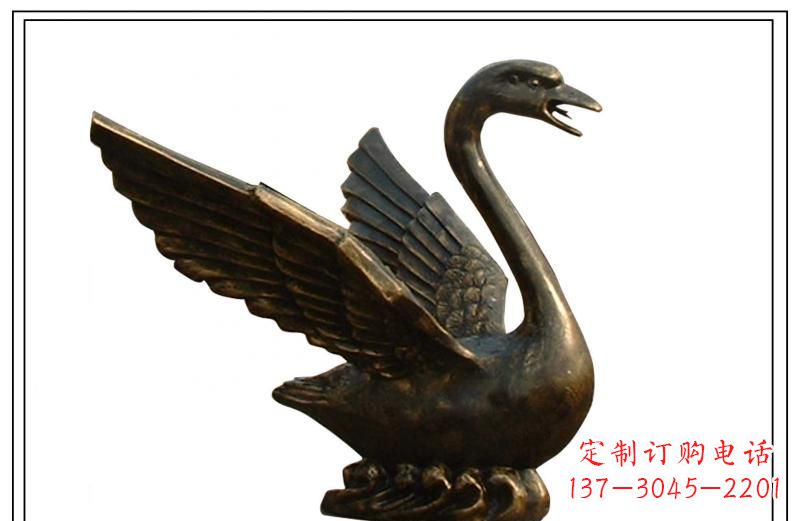 江西天鹅喷泉铜雕
