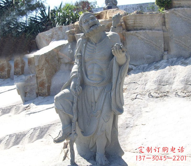 江西铁拐李八仙雕塑