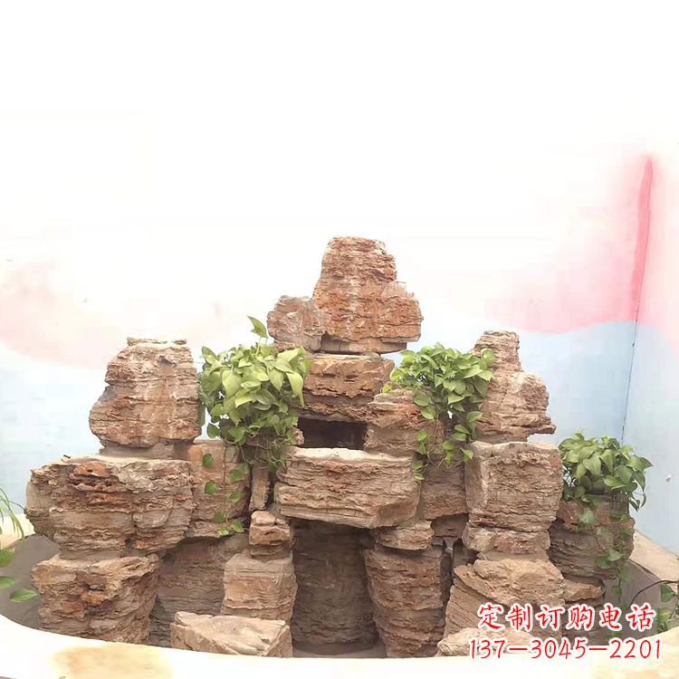江西庭院园林假山鱼池