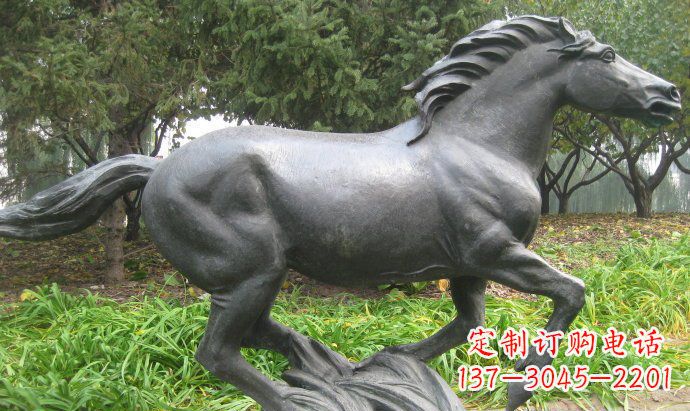 江西铜雕奔马公园动物雕塑