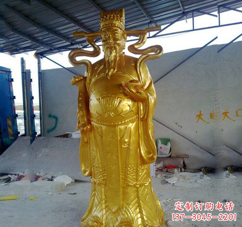 江西铜雕财神雕像