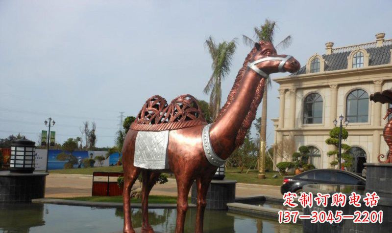 江西铜雕抽象骆驼