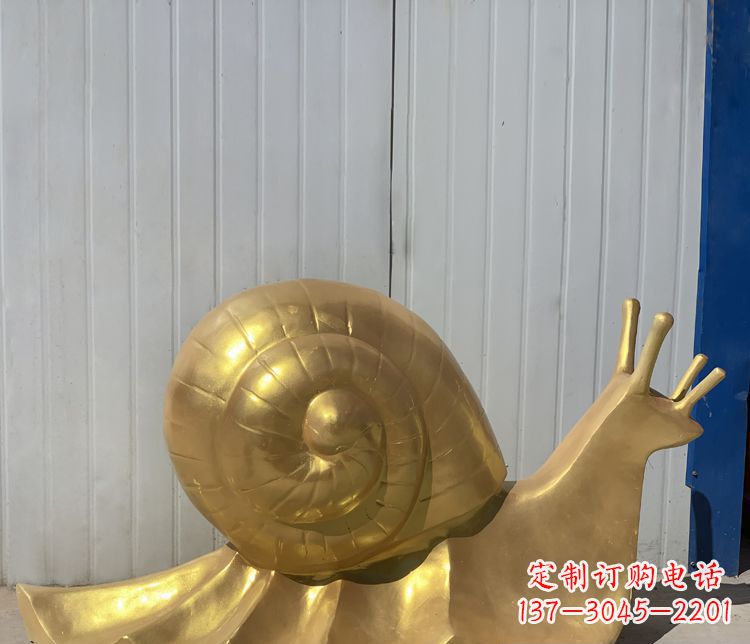 江西铜雕创意蜗牛雕塑