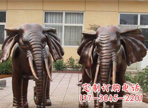 江西铜雕大象222