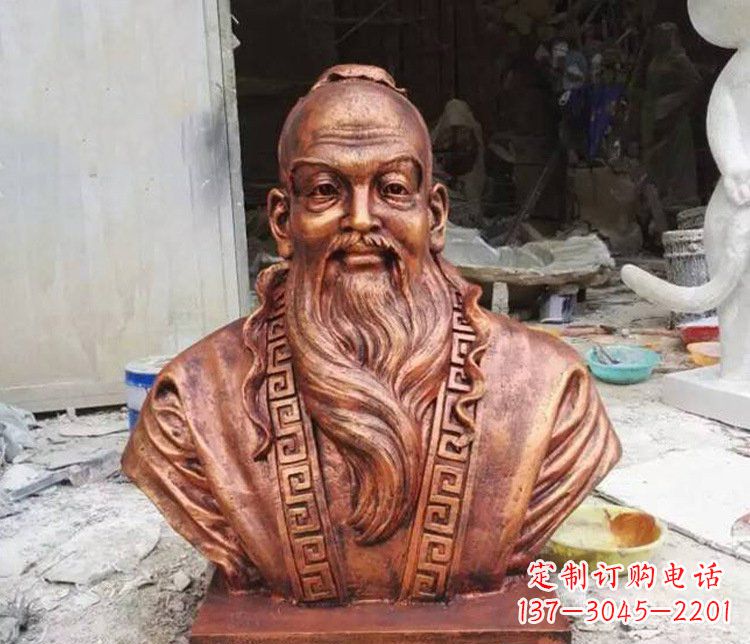 江西铜雕古代孙思邈人物雕塑