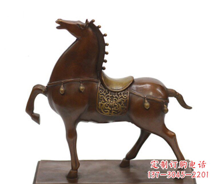 江西铜雕广场动物马雕塑摆件