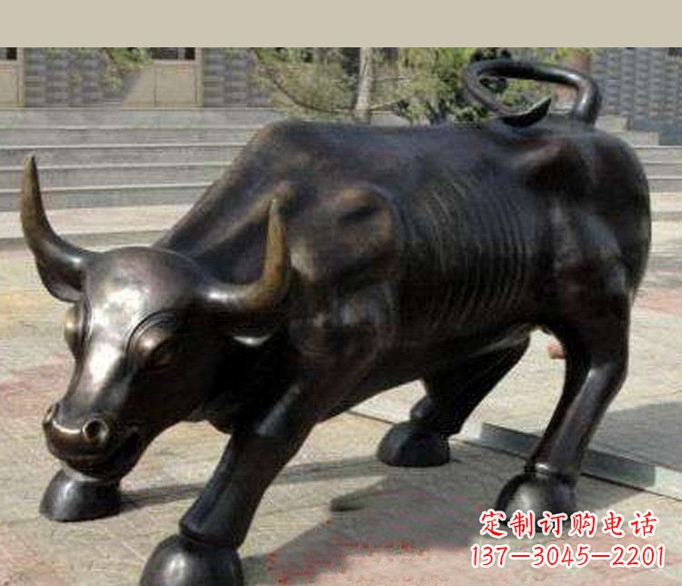 江西铜雕广场华尔街动物牛