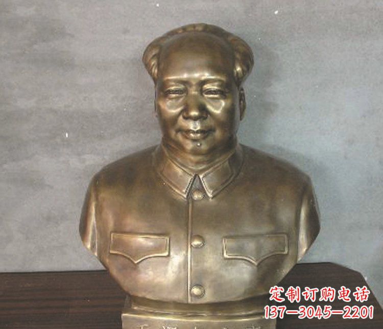 江西铜雕广场纪念伟人毛主席雕塑