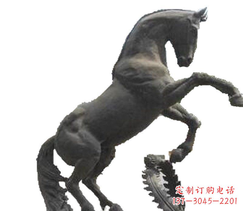 江西铜雕广场街道景观摆件动物马雕塑