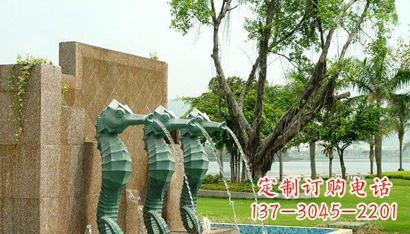 江西铜雕海马雕塑