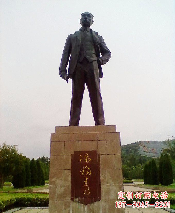 江西铜雕近代名人陈独秀