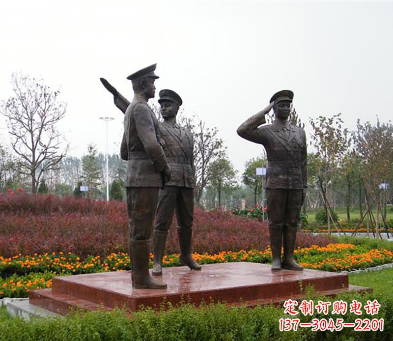 江西铜雕警察铜雕