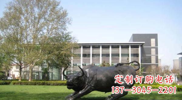 江西铜雕牛公园动物雕塑 (2)