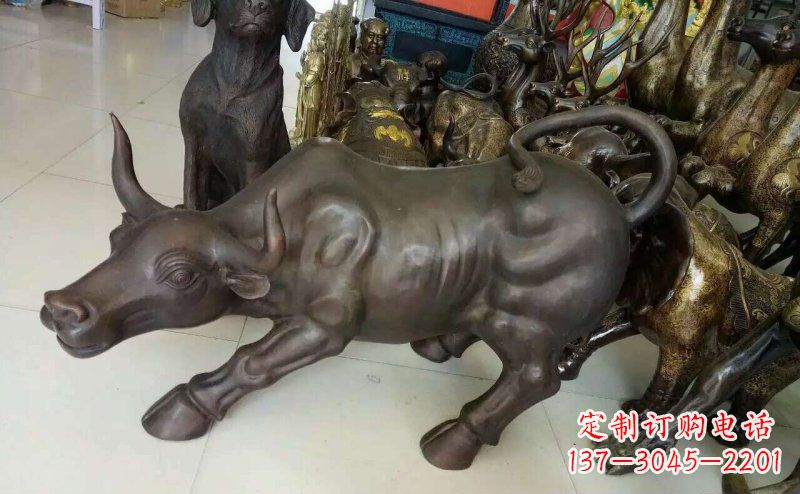 江西铜雕牛广场动物景观摆件 (5)