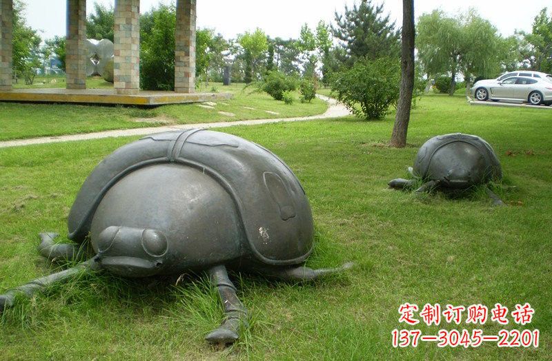 江西铜雕七星瓢虫公园动物雕塑