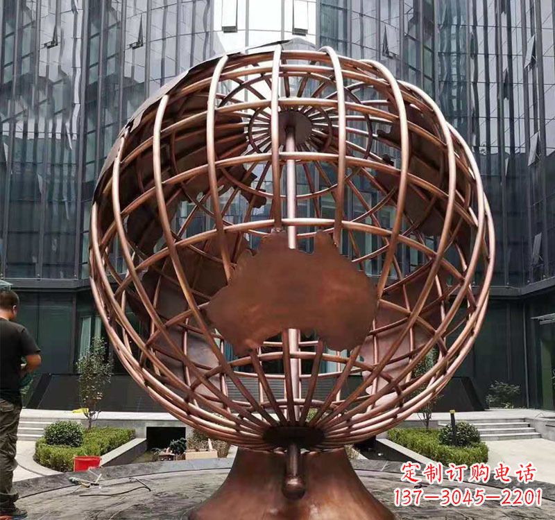 江西铜雕企业地球仪