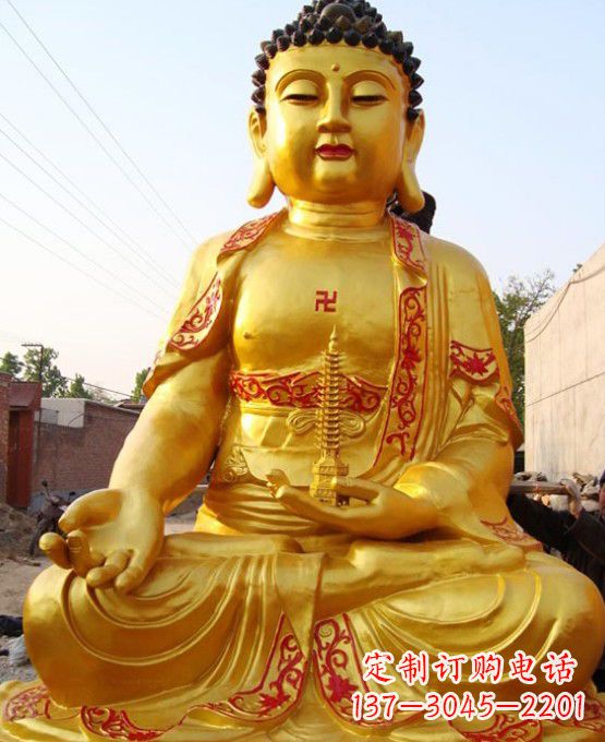 江西铜雕如来