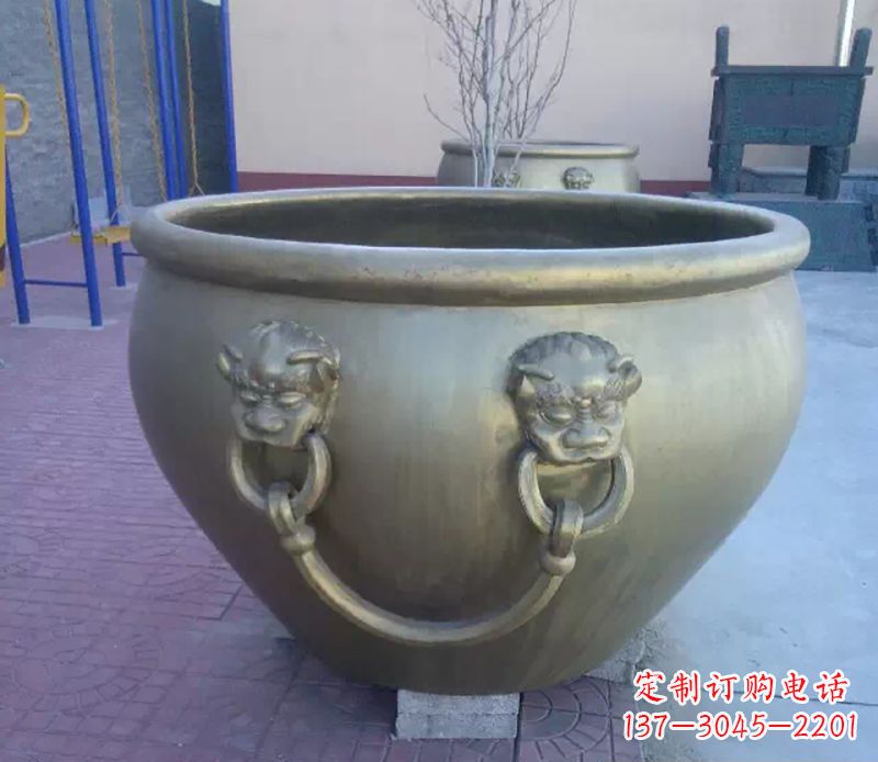 江西铜雕水缸