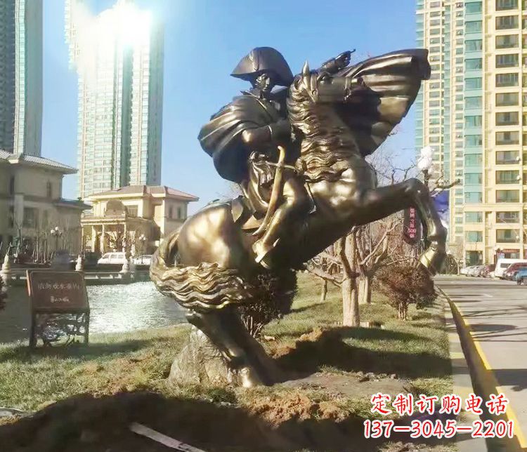 江西铜雕西方骑马雕塑人物