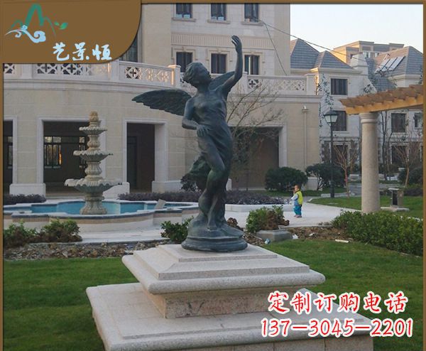 江西铜雕西方天使人物雕塑1