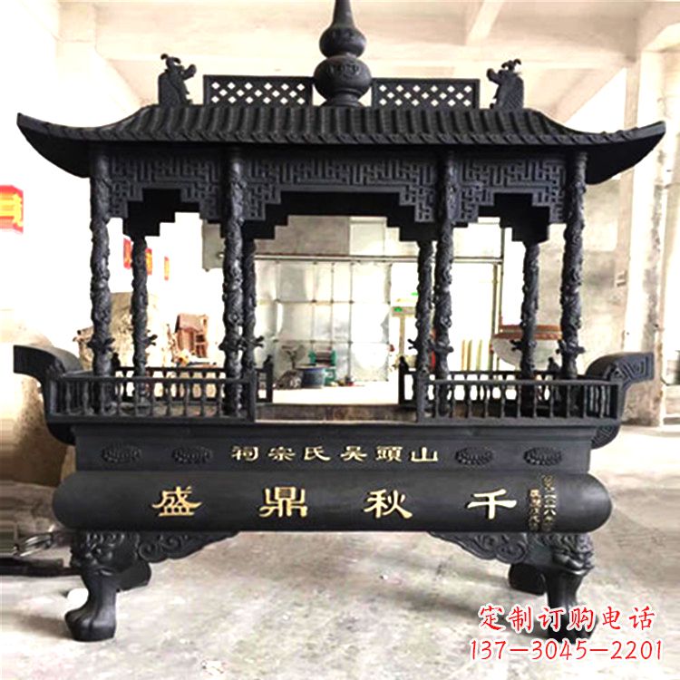 江西铜雕香炉