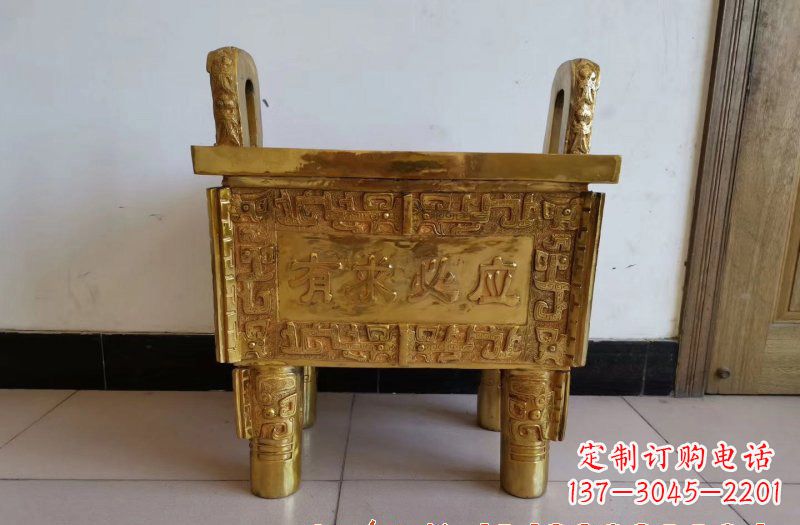 江西铜雕香炉雕塑