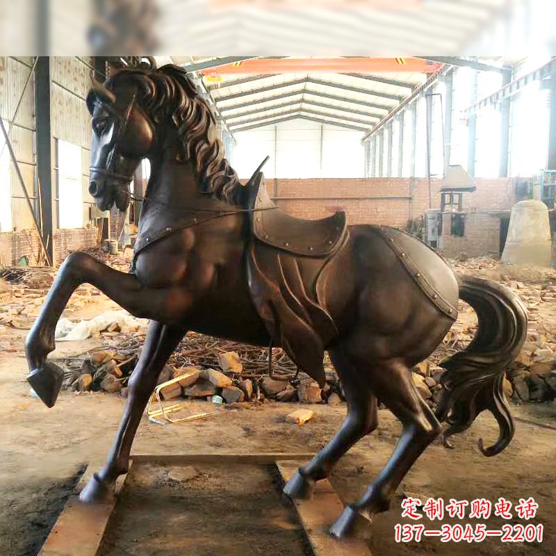 江西铜雕战马