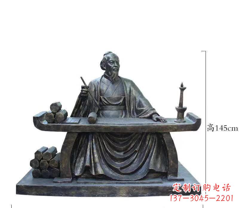 江西铜雕张仲景人物