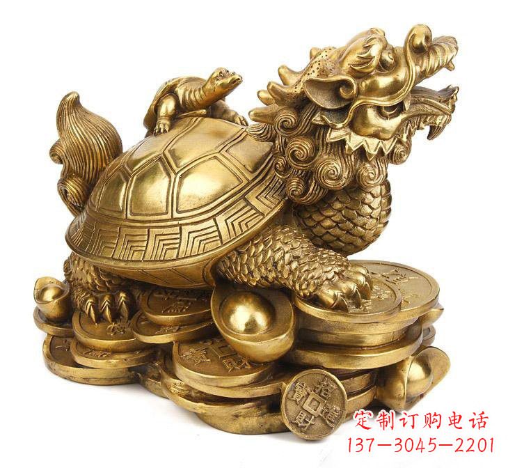 江西铜雕招财龙龟
