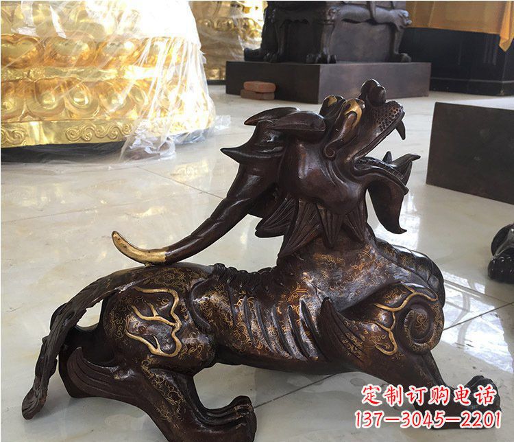 江西铜雕招财辟邪貔貅雕塑摆件
