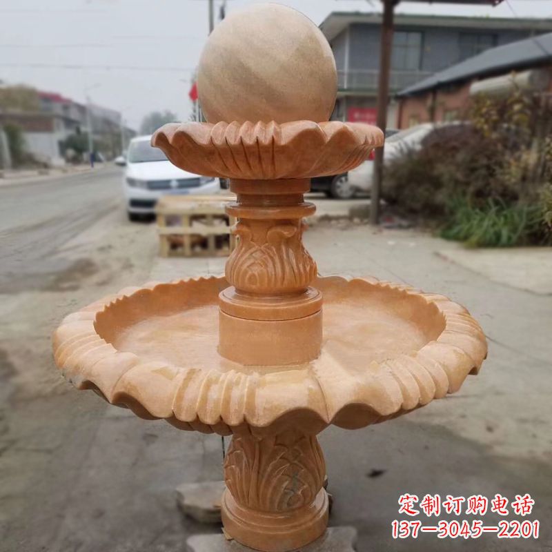 江西晚霞红风水球