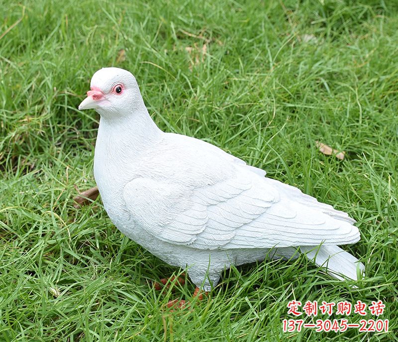 江西潍坊和平鸽雕塑女孩