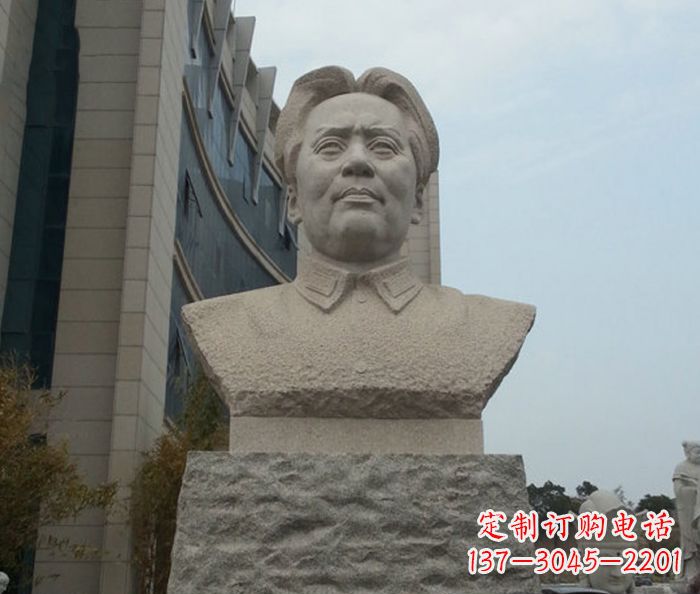 江西伟人毛泽东胸像石雕