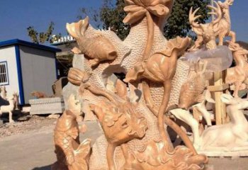 江西精美而独特的莲花石雕展现家居美学
