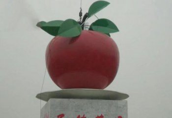 江西精美苹果雕塑，给空间增添独特风格