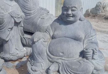 江西青石仿古弥勒佛雕塑