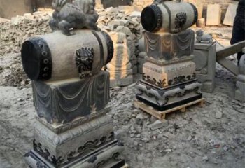 江西定制大象雕塑石雕门墩，传承中国古典文化