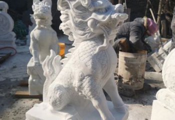 江西正宗古典麒麟神兽招财动物雕塑