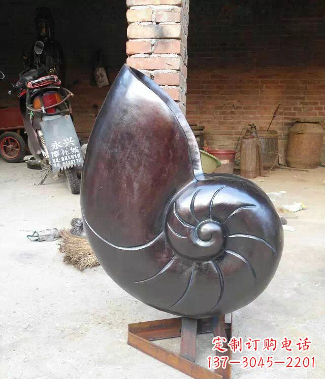 江西蜗牛公园景观动物铜雕