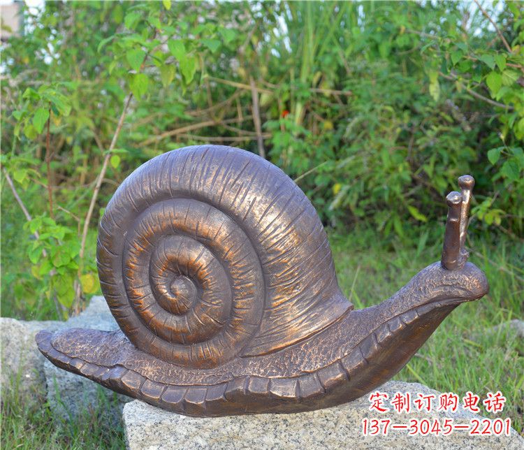 江西蜗牛铜雕塑