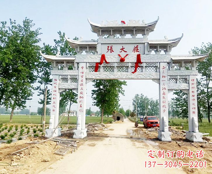 江西五门牌坊石雕