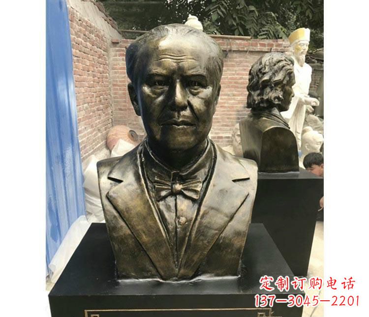 江西西方名人爱迪生胸像铜雕