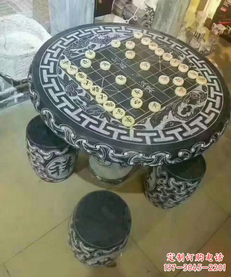 江西下象棋石桌凳 