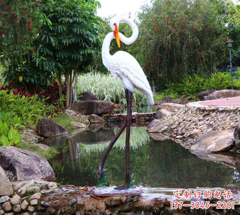 江西仙鹤雕塑摆件