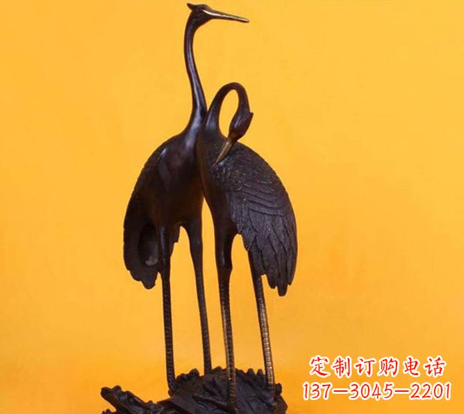 江西仙鹤雕塑铜
