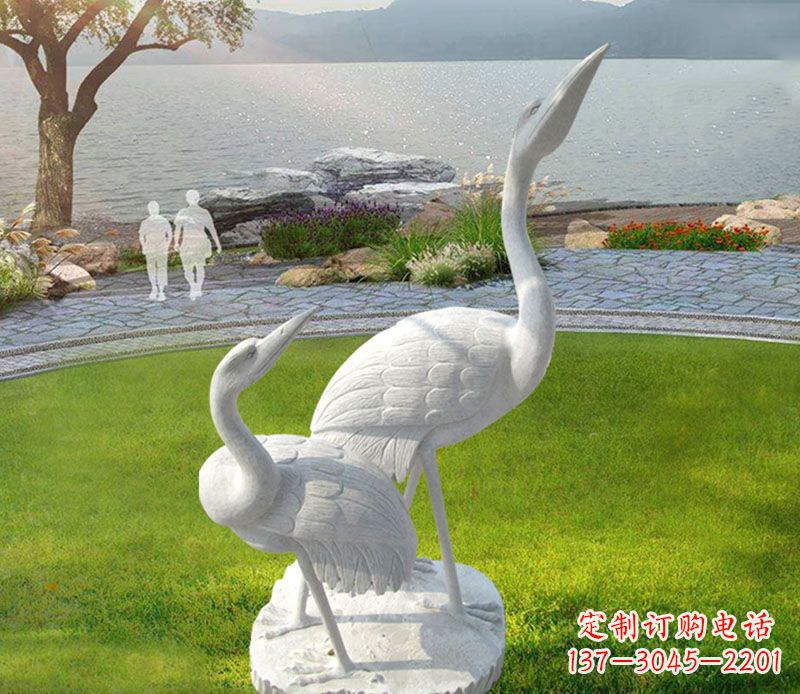 江西仙鹤石雕公园动物雕塑