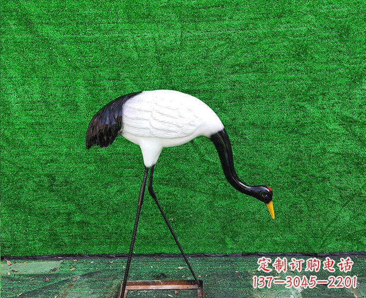 江西仙鹤头雕塑